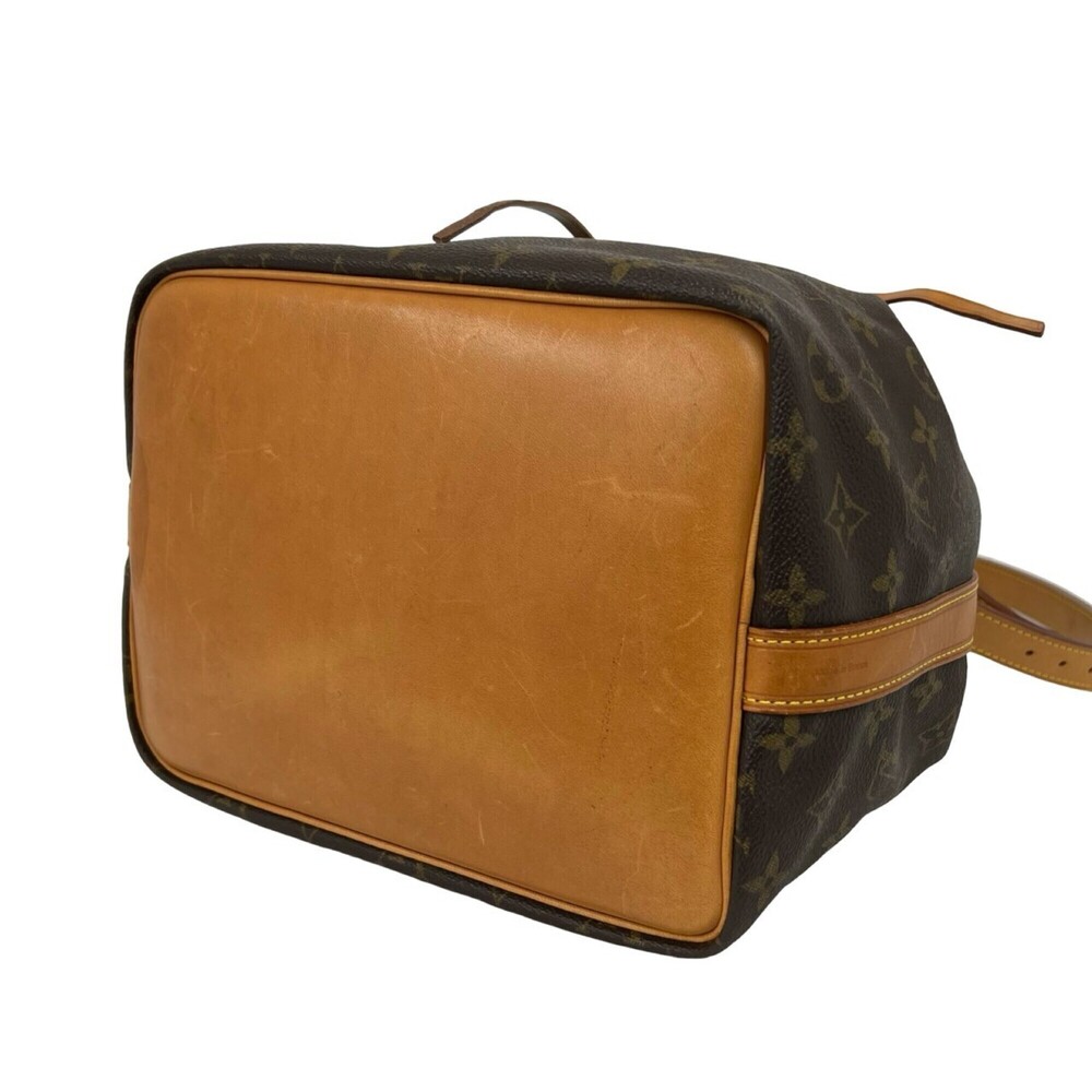 LOUIS VUITTON Authentic Vintage Brown Monogram Leather Shoulder Bag - Picture 8 of 9
